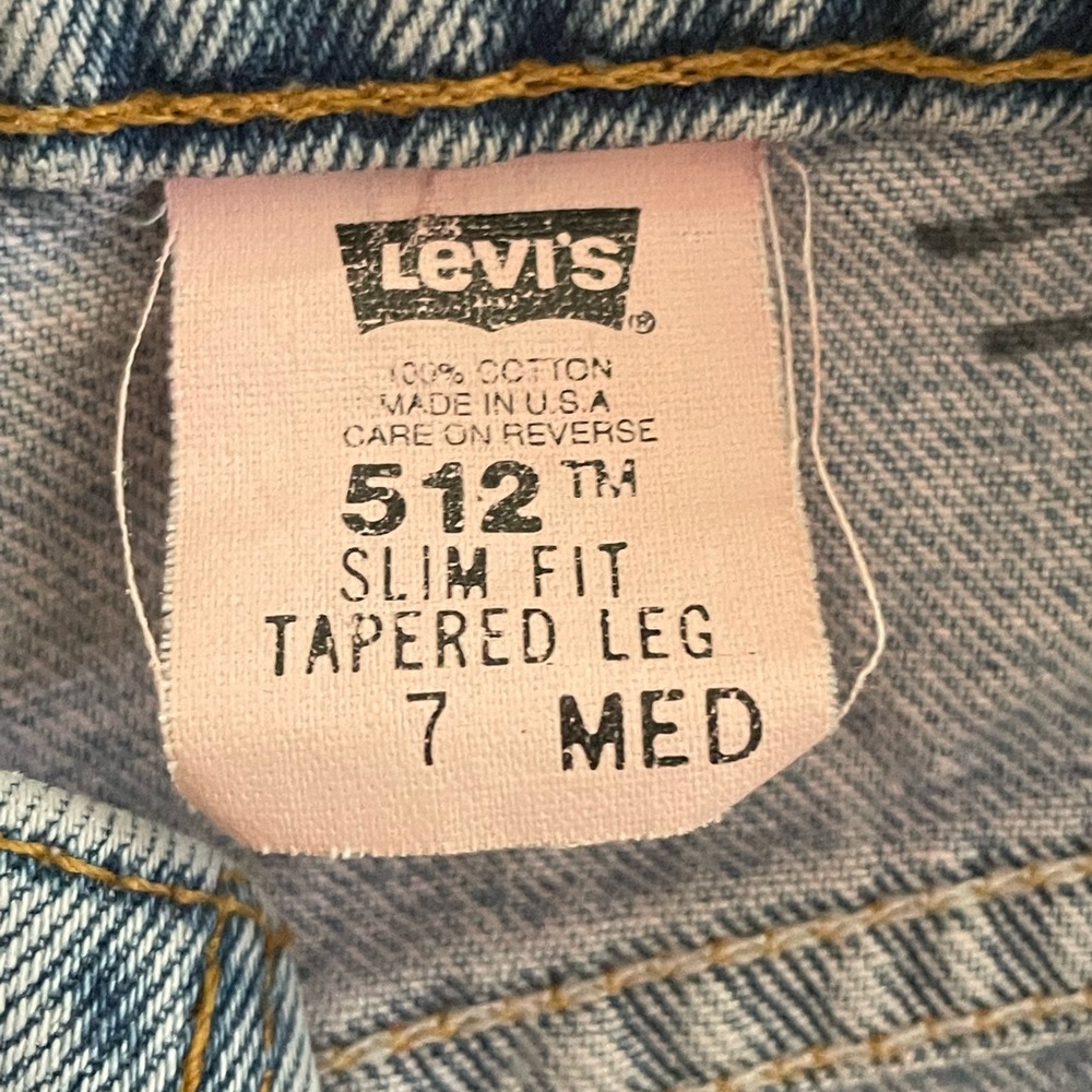 Levi’s 512 size 7